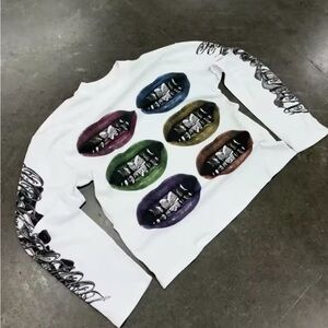 Colorful Lips Graphic Women's Sweatshirt